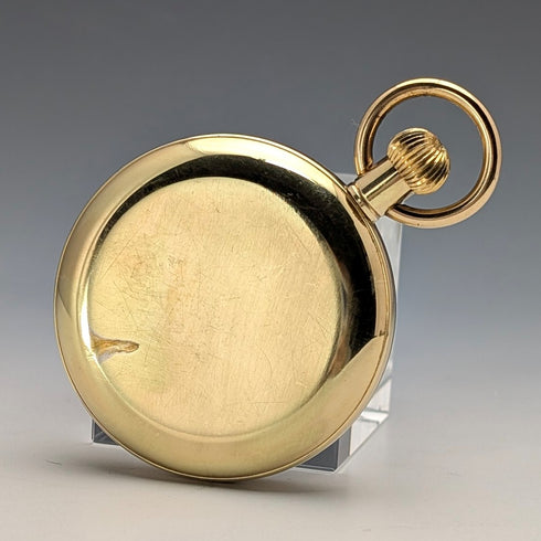 1960年代左右 古董 瑞士RONE 懷錶 金鍍開面 良好運作